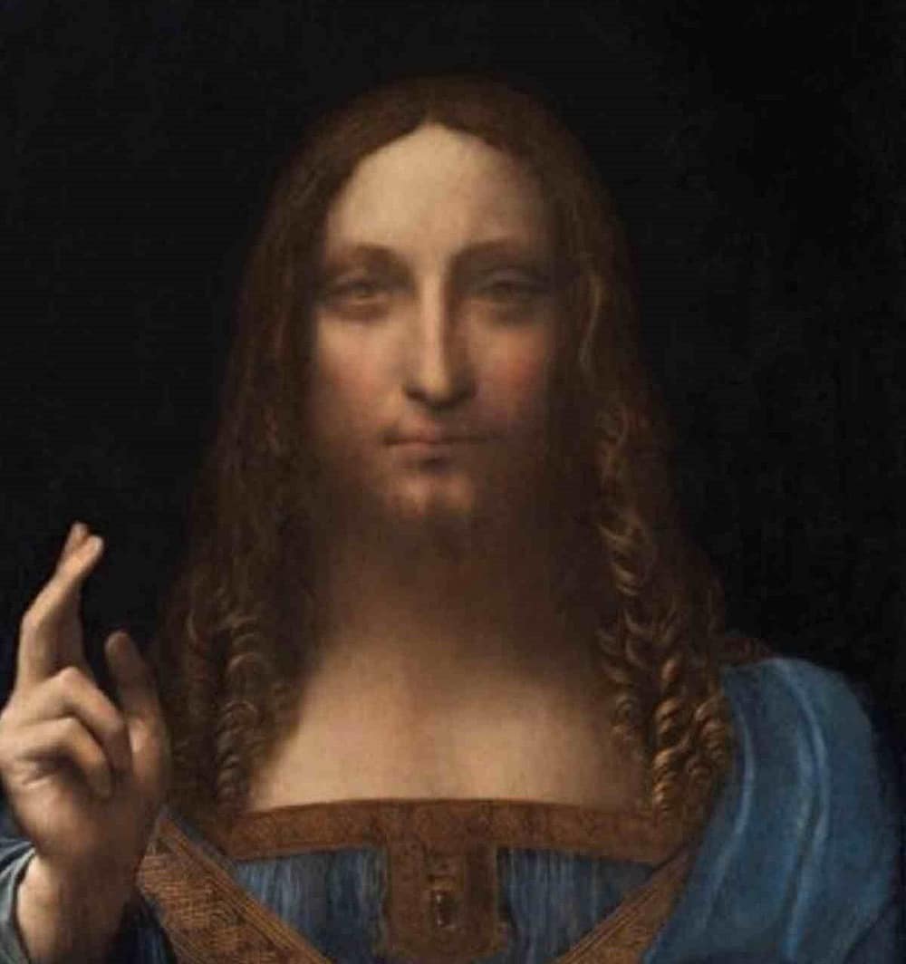 Leonardo-da-Vinci's Salvator Mundi sold for USD 450,312,500 at Christie's, one of the top art auction houses
