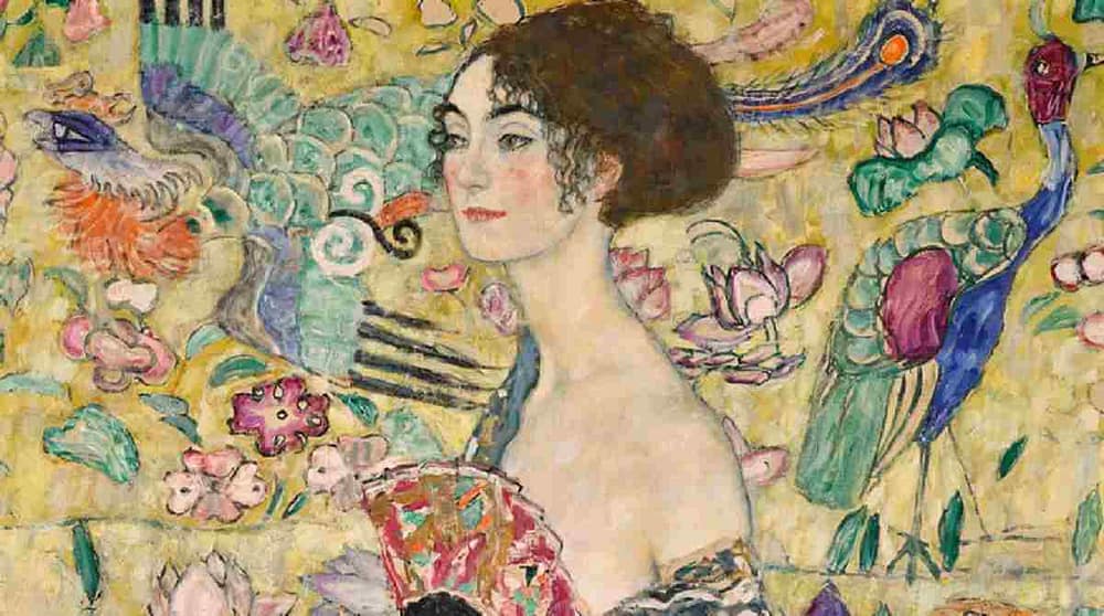 Gustav Klimt, Dame mit Fächer (Lady with a Fan)