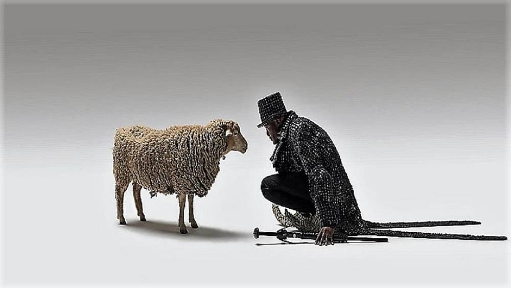 Image: Mulami Mushidimuka (The modern shepherd), a C-print photograph by Maurice Mbikayi, one of the young African artists at the 1: 54 Contemporary African Art Fair in New York