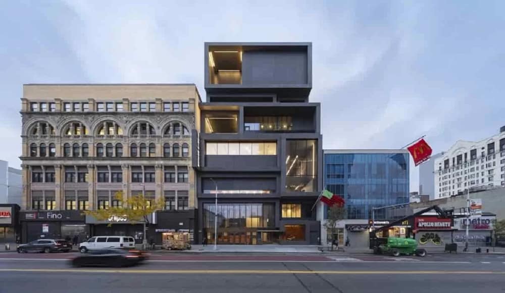 Exterior view of the Studio Museum in Harlem: A new building, a new era.