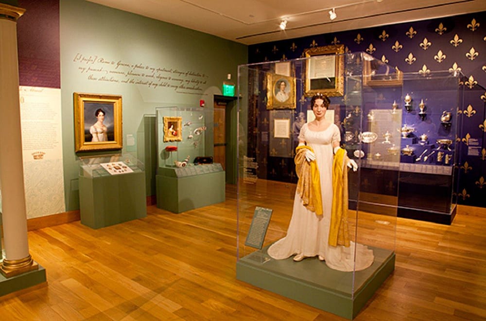 Installation view of Woman of Two Worlds: Elizabeth Patterson Bonaparte and Her Quest for an Imperial Legacy at the Maryland Historical Society.