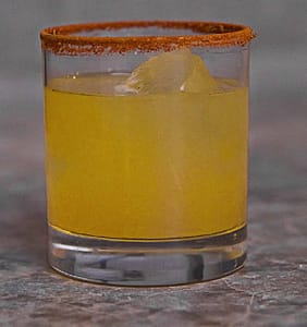 Image: Civil cocktail, a drink mimetic of Aztecs culture