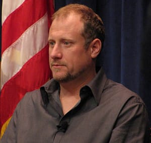 Image: Portrait of the Trevor Paglen, the Counter-surveillance artist