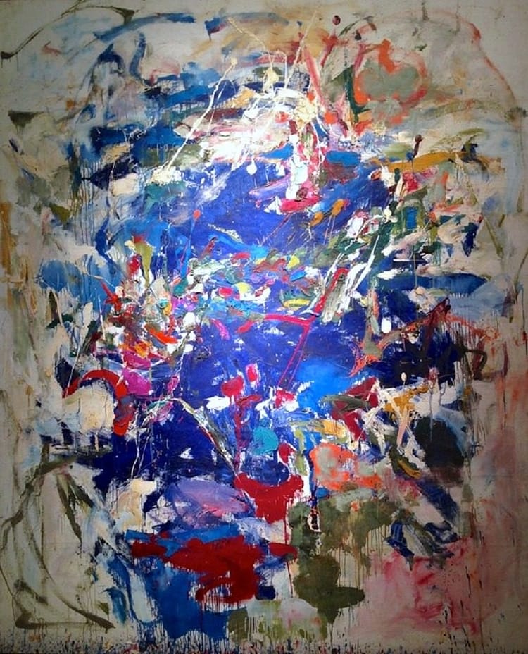 Image: Joan Mitchell's Untitled (1960) is a painting filled with emotions enhanced by blue, red, white and black hues, shows how powerful works of female artists are in the market space