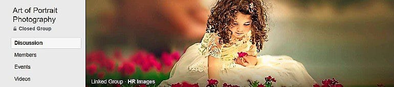 Image: Portrait of a girl on the banner of Art of Portrait, one of the platforms that provide tutorials and tips for many aspiring and amateur photographers