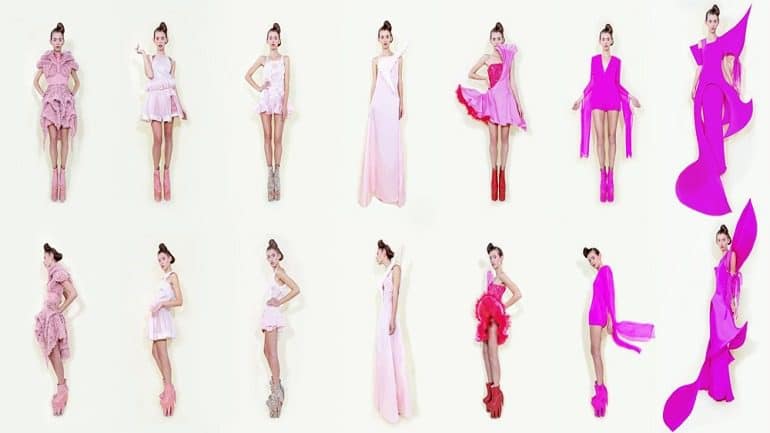 Image: Original women dresses design by Long Tran whose design have been worn by celebrities