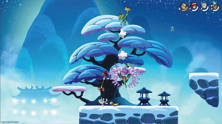 Image: Twlight is one of the amazing scenes in Brawlhalla, a popular game that launches on Xbox One and Nintendo switch in November