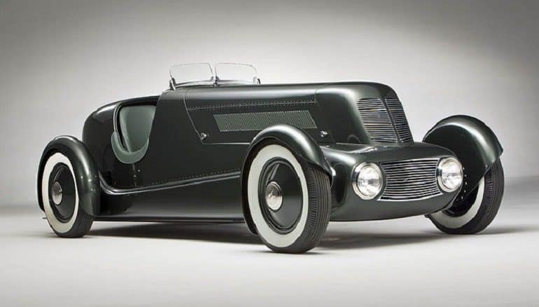 Image - Edsel Ford Model 40 Special Speedster, 1934 designer Edsel Ford -American, 1893-1943-, designer Eugene T. "Bob" Gregorie -American, 1908-2002, designer Ford Aircraft Division, American, 1924-1936, fabricator dream cars.