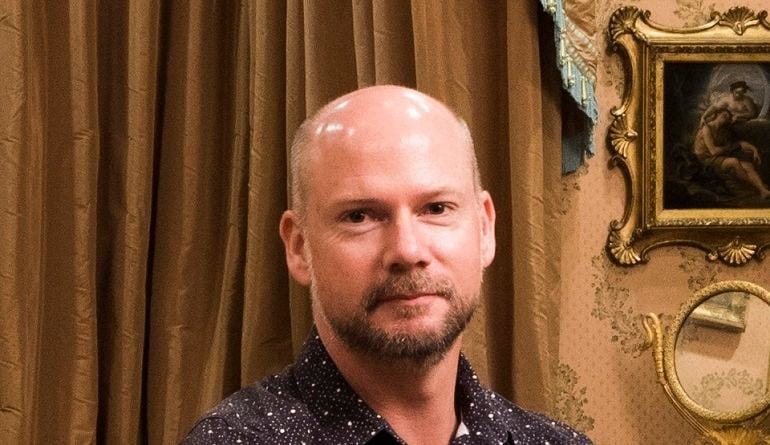 Portrait photograph of Robert Reason the new director at The David Roche Foundation who will take charge of The David Roche Collection made up paintings, sculptures and furniture, ceramics, metal ware, and clocks