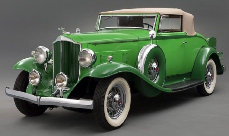 Image: Sunning 1932 Packard Light Eight Roadster (900) is a classic car that was designed to meet the need and luxury of the rich despite the great depression -Classic Cars