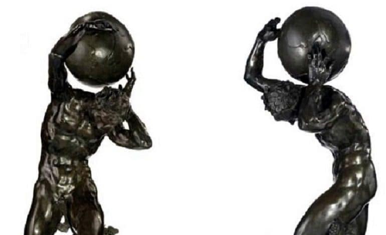 Image: Sculpture by Adrien de Vries titled 'Bacchic Figure Supporting the Globe' made record auction price at Christie's as it sold to Netherlands Rijksmuseum for $27.9 million