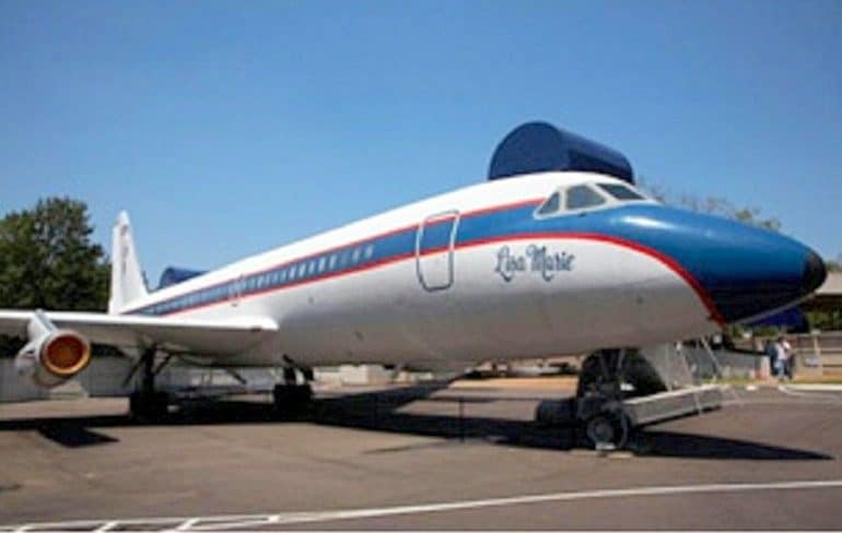 Image: The Lisa Marie Convair 880 jet is one of the plane owned by Elvis Presley's, the King of Rock n’ Roll