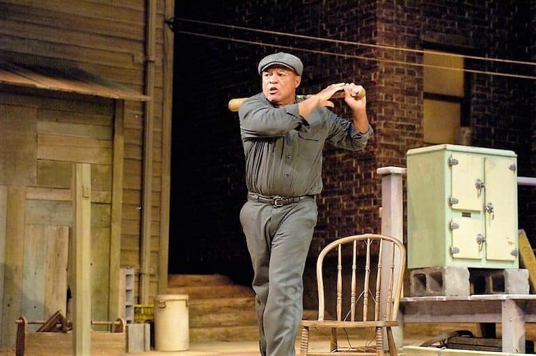 Image: John Beasley plays the role of Troy Maxson in the Huntington Theatre Company's production of Fences during the 2009-2010 Season-Charlottesville