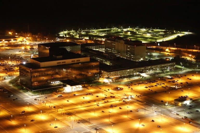 Image: Aerial photograph of National Security Agency, taken in 2013 by Trevor Paglen, an artist who uses Counter Surveillance Photography to expose government mass surveillance