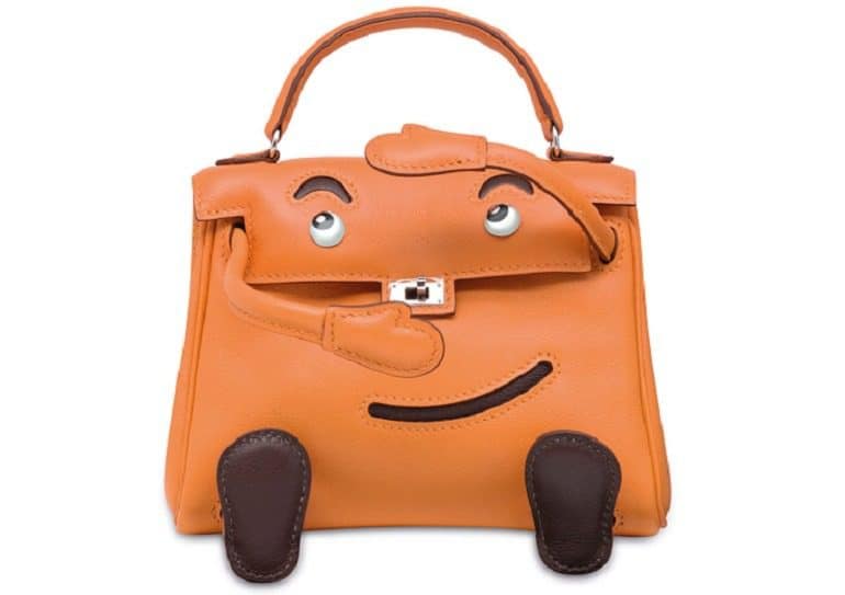 Image: An Orange Gulliver Leather Quelle Idole With Palladium Hardware, Taipei Limited Edition, Hermès, 2009, was one of the handbags that made record prices at the auction