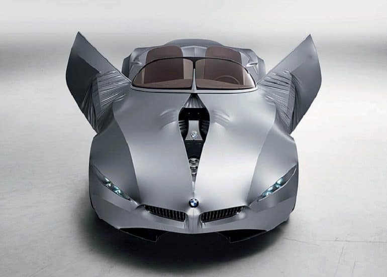 Image -BMW GINA Light Visionary Model with the headlights, doors, and engine cover open is one innovative designer dream cars at the High Museum of Art Atlanta