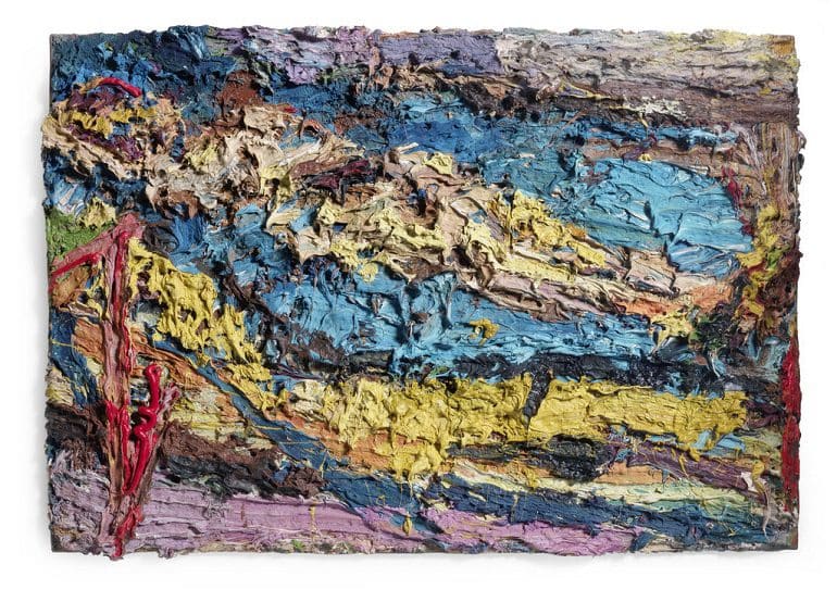 Image: E.O.W. on her Blue Eiderdown V 1963 by Frank Auerbach
