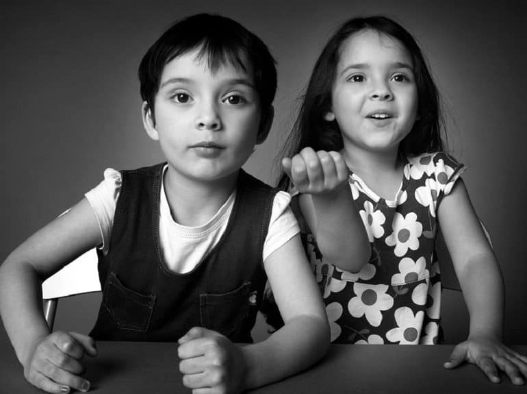 Image: Wednesday and Azra, are two of children raised by same-sex, transgender and bisexual partners whose images accentuate LGBT RIGHTS