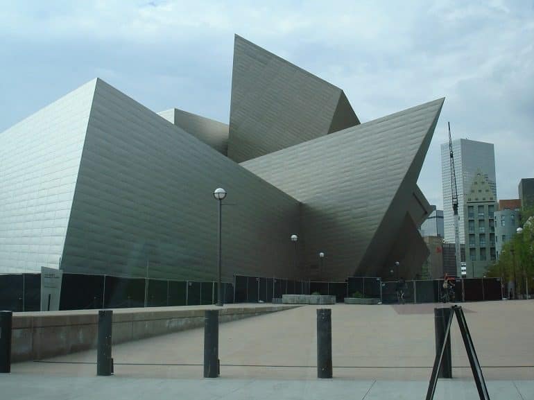 Image: Denver Art Museum (DAM) in Denver, CO. is one of the major museums in the United States