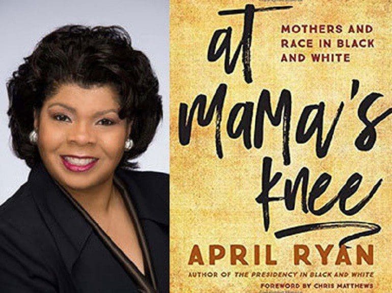 Image: The celebrated journalist and author April Ryan on the cover of one of her books that will be part of the discussions during the Enoch Pratt Free Library Booklovers Breakfast in Baltimore