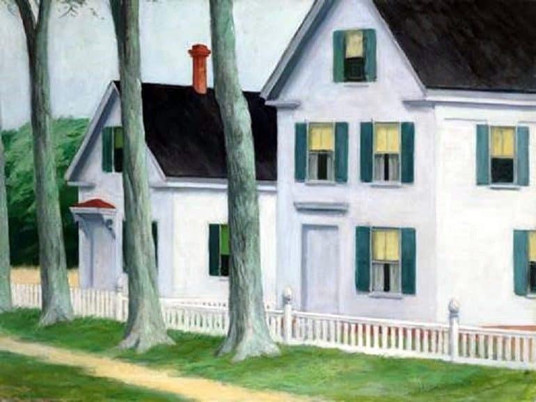 Image: Edward Hopper (1882-1967), Two Puritans, oil on canvas, painted in 1945, leads Christie's American Art sale