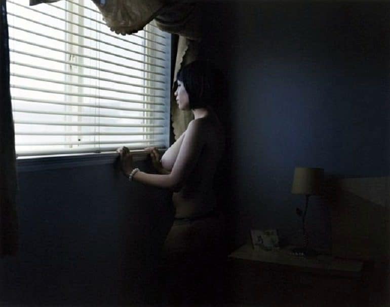 Image: Jane Dough, one of the working girls at the Nevada Brothel in this photograph by Jane Hilton, portrays innocence and a sense of anonymity