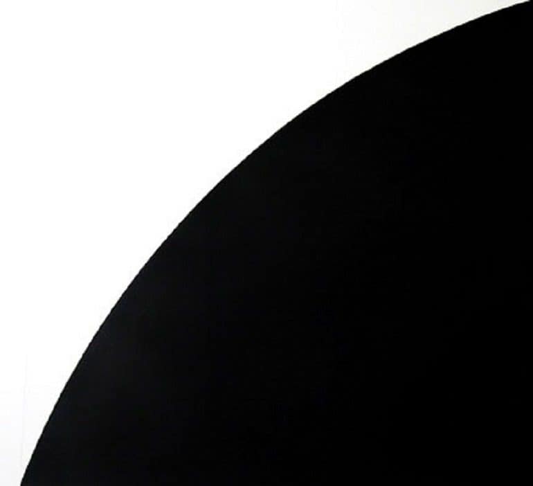 Christie's New York 'First Impression' Image: Ellsworth Kelly's Black Curve I (White Curve I), Lithograph with pencil, 1973 is one of the prints in Christie's  Prints & Multiples sale at the Rockefeller Plaza 