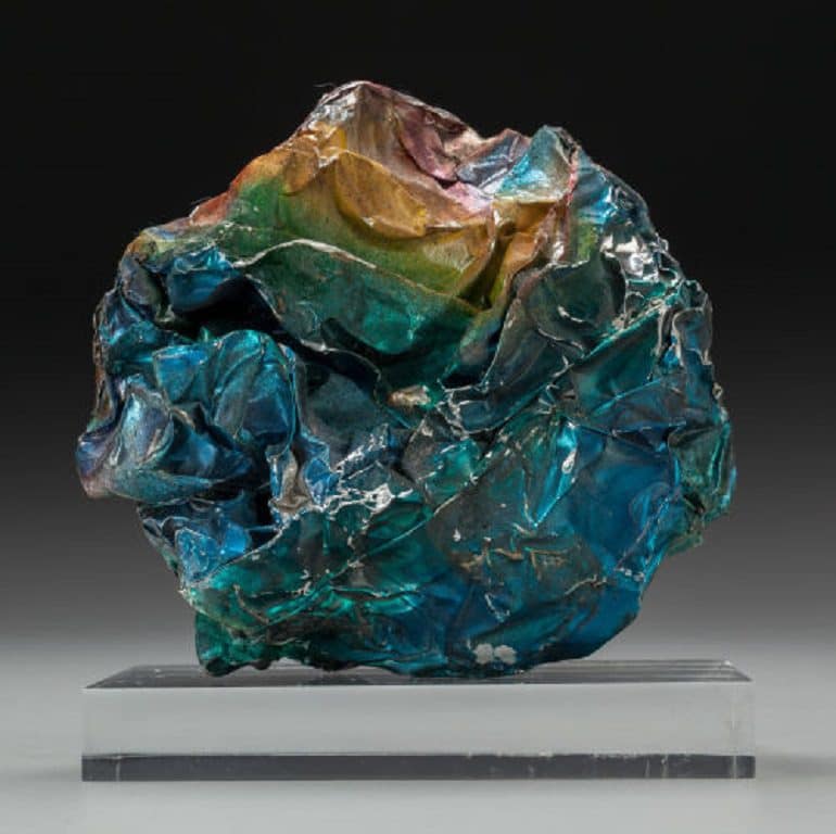 Image: John Chamberlain's Untitled (from the Foil series), circa 1972, is one of the works by Modern & Contemporary Artist to auctioned