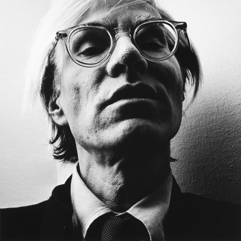 Image- Picture of Andy Warhol, one of the leading figures of the pop art movement captures the artist from an unusual angle. Hans Gedda shows why he is a celebrated professional commecial photographer